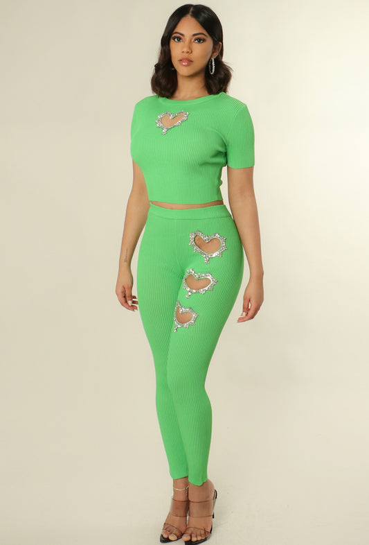 ‘Heartless Doll’ rhinestone set